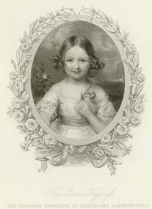 Hohenlohe-Langenburg Prensesi Adelaide by English School