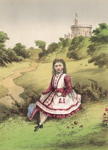 Galler Prensesi Louisa Victoria by English School