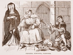 Rahip, Sumpnour, Pardoner by English School