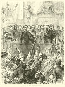 Komün Bildirisi, Mart 1871 by English School
