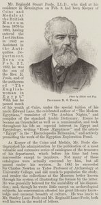 Profesör R S Poole (gravür) by English School