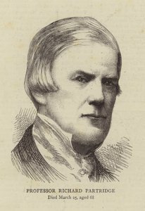 Profesör Richard Partridge (gravür) by English School