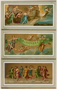 Alhambra Theatre of Varieties, Londra için tanıtım broşürü by English School