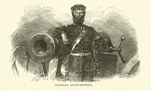 Prusya Topçusu, 1870 Eylül by English School