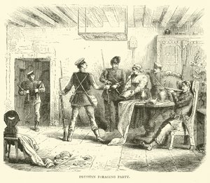 Prusya yiyecek arama partisi, Mart 1871 by English School