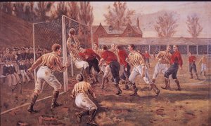 Futbol oynayan devlet öğrencileri by English School