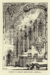 Keşiş Yemekhanesinde Minber, Chester by English School