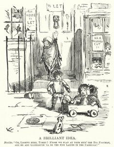 Yumruk karikatürü: Parlak Bir Fikir (gravür) by English School