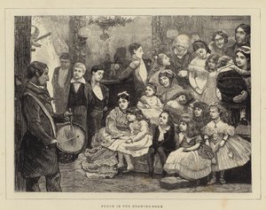 Salonda Yumruk (gravür) by English School