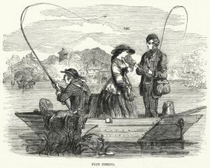 Punt Balıkçılık (gravür) by English School