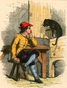 Kedi efendisini rahatlatıyor by English School