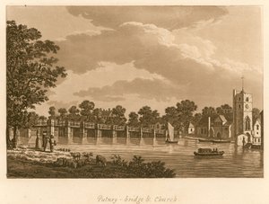 Putney Köprüsü ve Kilisesi, Londra