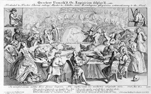 Şakalaşmanın Maskesi Açıldı veya Ampirizm Gösterildi: Doktor Chiron'a, Master to Aşil'e ve Aesculapius'a, Ölüler için olağanüstü doktor, 1748'e ithaf edilmiştir. by English School