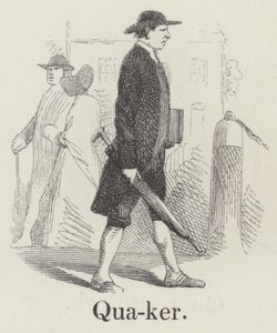 Quaker (gravür) by English School