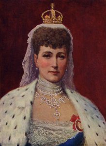 Kraliçe Alexandra (renkli taş) by English School