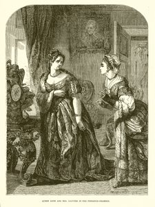 Kraliçe Anne ve Bayan Danvers, Duruşma Odasında by English School