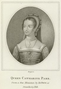 Kraliçe Catharine Parr (gravür) by English School