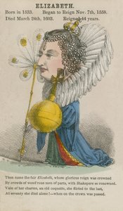 Kraliçe I. Elizabeth (aquatint) by English School