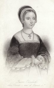 İngiltere Kraliçesi I. Elizabeth by English School