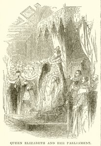 Kraliçe Elizabeth ve Parlamentosu by English School