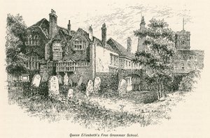 Queen Elizabeths Ücretsiz Gramer Okulu, St Saviours, Southwark by English School