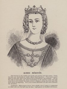 Kraliçe Merovee (gravür) by English School