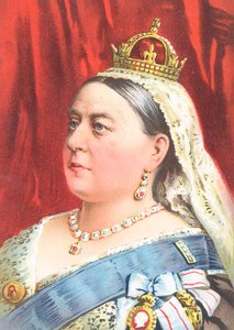 Kraliçe Victoria - tebrik kartı by English School