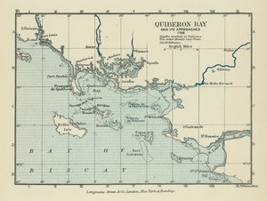 Quiberon Körfezi ve Yaklaşımları (renkli lito) by English School
