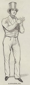 R Kynaston, Esquire (gravür) by English School