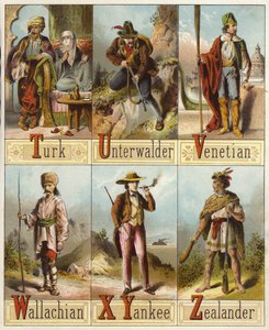 Dünya Irkları (chromolitho) by English School