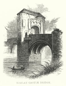 Raglan Kalesi Köprüsü (gravür) by English School