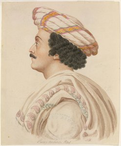 Raja Ram Mohan Roy (kağıt üzerine sulu boya) by English School