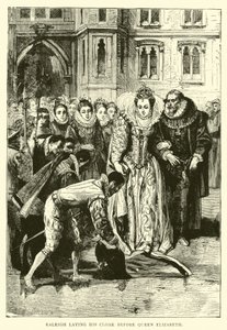 Raleigh, pelerinini Kraliçe Elizabeth