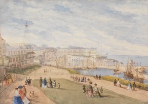 Ramsgate, West Cliff, 1857 (kağıt üzerinde wc) by English School