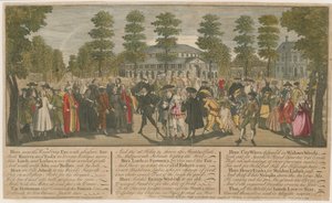 Ranelagh Bahçeleri. Venedik Büyükelçisi için maskeli balo, 1749 by English School