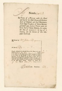 1713 Sivil Liste Piyango Makbuzu by English School