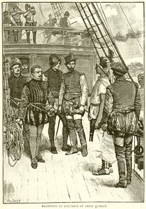 Columbus of Chief Quibian tarafından resepsiyon by English School