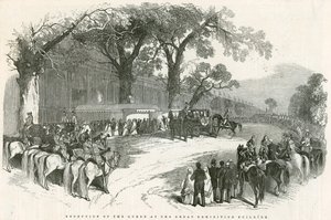Kraliçenin Büyük Sergi Binasında Karşılanması, Büyük Sergi, 1851 by English School