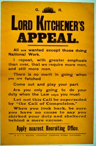 İşe Alım Posteri - Lord Kitcheners Temyizi, 1914-18