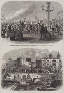 Kanada için Takviyeler (gravür) by English School