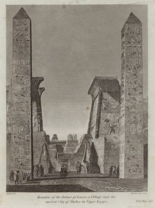 Luksor Sarayı kalıntıları by English School