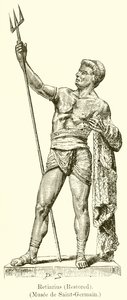 Retiarius (Restore edilmiş). (Saint-Germain Müzesi) by English School