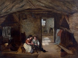 Rahip John Wesleys Çalışması, Yetim Evi, Newcastle, 1856 by English School