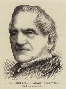 Muhterem Profesör Adam Sedgwick (gravür) by English School