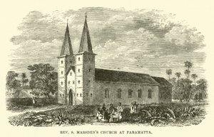 Rahip S Marsdens Kilisesi st Parramatta by English School
