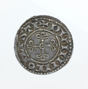 William I (gümüş) saltanatından bir kuruşun tersi by English School