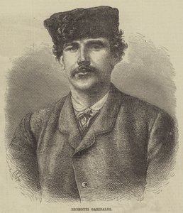 Ricciotti Garibaldi (gravür) by English School