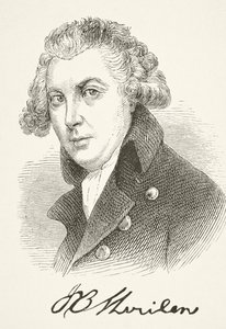 Richard Brinsley Sheridan, William Hickman Smith Aubrey (1858-1916) tarafından yayınlanan 