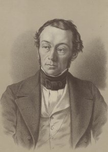 Richard Cobden, İngiliz üretici ve Liberal politikacı (lito) by English School