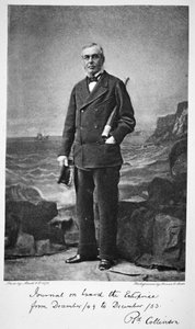 Richard Collinson - HMS Enterprise'da keşif lideri, 1876 (fotogravür) by English School